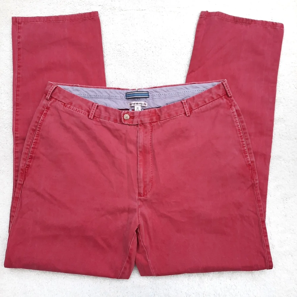 Peter Millar Salmon Khaki Pants Mens 38 - Picture 1 of 3